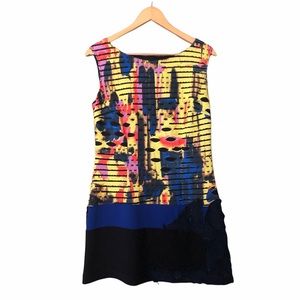 Frank Lyman Multicolor Pattern Design Dress